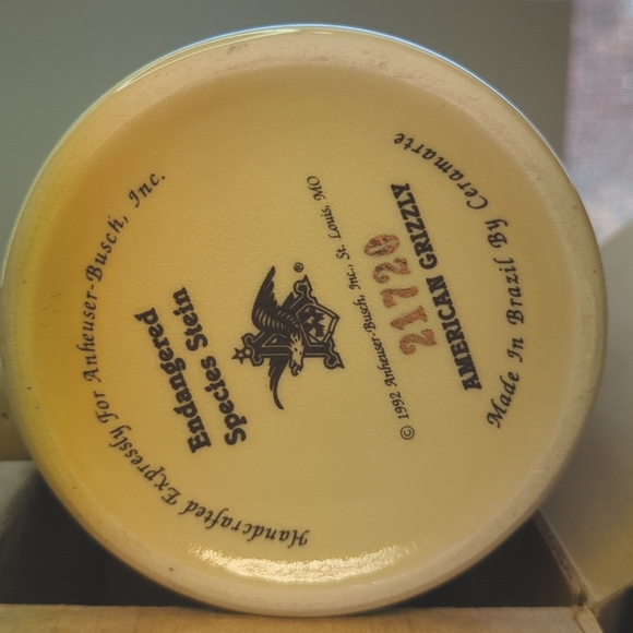 Budweiser "Grizzly Bear" Stein - Picture 6 of 8